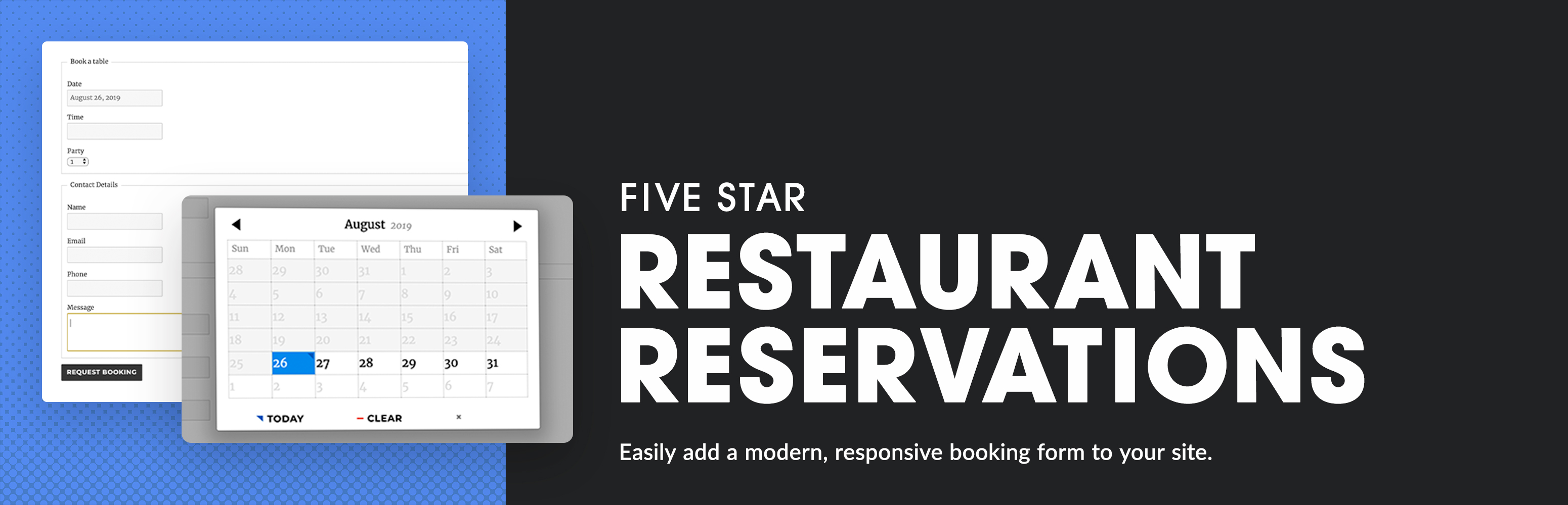 restaurant reservations