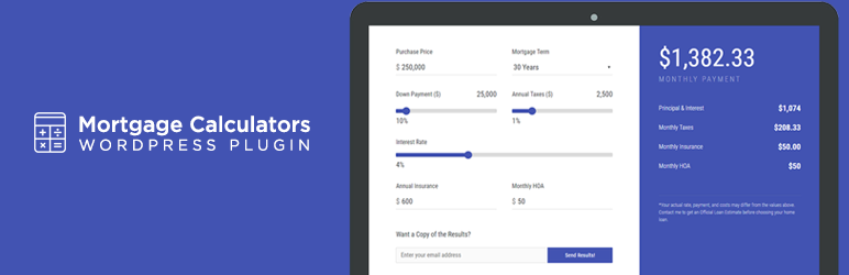 Mortgage Calculator WP Banner